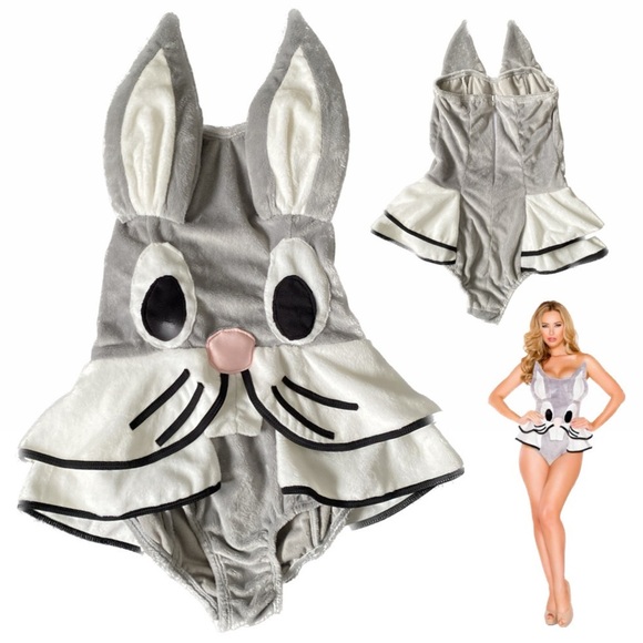 Yandy Pants - Easter Bunny Rabbit Costume cosplay bodysuit YANDY Size S